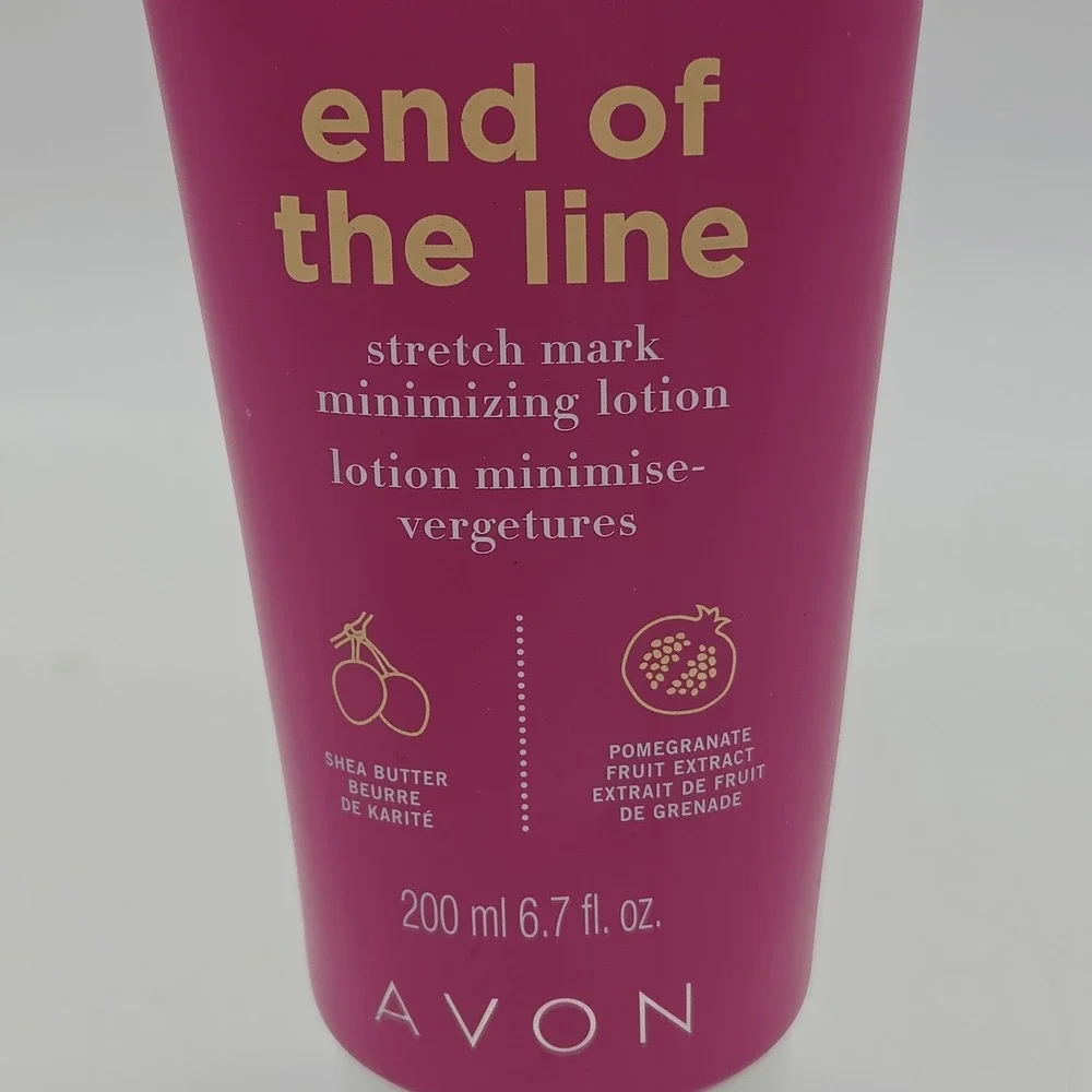 NEW Avon End Of The Line Stretch Mark Minimizing Lotion 6.7 oz Shea Butter